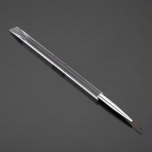bqan transparent nail art pen acrylic handle carving powder uv gel liquid salon liner brush oblique sharp end J4U66