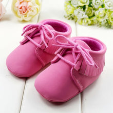 baby boys girls first walkers shoes brown and pink color soft bottom boots 3 sizes J4U66