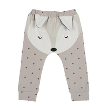 Baby Boys Girls Pants Children's Cotton Clothing Baby Fox Pattern Long Trousers Girl Boy Harem Pants Kids Clothes J4U66