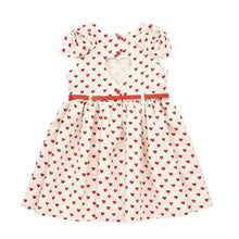 baby girls 2~7 Years bowknot love peach heart tutu princess dress kids backless chiffon dresses J4U66