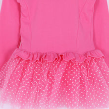 Baby Girls 3-8 Years Kids Long Sleeve Ballet Tutu Dress Dots Leotard Costume Dancewear J4U66