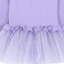 Baby Girls 3-8 Years Kids Long Sleeve Ballet Tutu Dress Dots Leotard Costume Dancewear J4U66