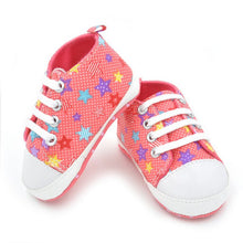 Baby Girls Boys Rainbow Star Canvas Shoes Soft First Walker Casual Toddler Shoe 9 ColorsJFY66