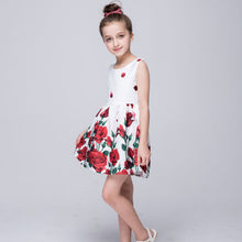baby girls dresses kids clothes children dress for girls clothes rose flower dobby princess dress christmas J4U66