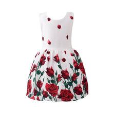 Baby Girls Dresses Kids Clothes Brand Children Dress for Girls Clothes Rose Flower Dobby Princess Dress Christmas 3-8Y PY2 J4U66