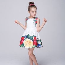 baby girls dresses kids clothes children dress for girls clothes rose flower dobby princess dress christmas J4U66
