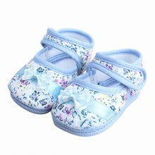 Baby Girls First Walkers Flowers Bow Toddler Shoes born Baby Shoes For 3-12 Months Soft SoleJFY66