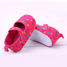 Baby Girls First Walkers Shoes Colorful Polka Dot Toddler Soft Sole Kids Children's infant Shoe 0-12 Months J4U66