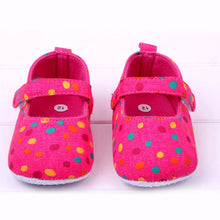 Baby Girls First Walkers Shoes Colorful Polka Dot Toddler Soft Sole Kids Children's infant Shoe 0-12 Months J4U66