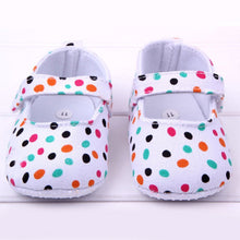 baby girls first walkers shoes colorful polka dot soft sole kids childrens infant shoe 0~12 months J4U66