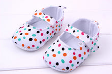 Baby Girls First Walkers Shoes Colorful Polka Dot Toddler Soft Sole Kids Children's infant Shoe 0-12 Months J4U66