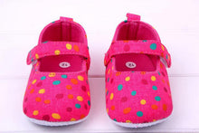 baby girls first walkers shoes colorful polka dot soft sole kids childrens infant shoe 0~12 months J4U66