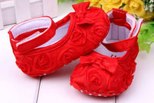 Baby Girls First Walkers Shoes Todder Shoes Infant Baby Girl Flower Soft Sole Shoes 6 Color 3-12Months J4U66