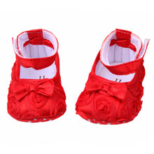 Baby Girls First Walkers Shoes Todder Shoes Infant Baby Girl Flower Soft Sole Shoes 6 Color 3-12Months J4U66