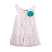 Baby Girls Lace Princess Dresses For Kids Flower Tutu Dress Children Clothing 4 Colors New J4U66