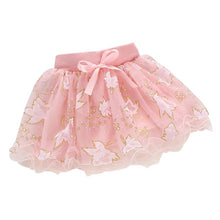Baby Girls Princess Floral Lace Mini Skirt Kids Tutu Party Short Skirtes 1-4Years J4U66
