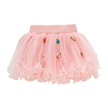 Baby Girls Rose Lace Princess Tulle Skirt Wedding Tutu Skirts 1-4Y Lovely J4U66