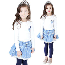 Baby Kids Girl Long Sleeve T-shirt Lace Collar Princess Blouse Tee Tops Pullover  J4U66