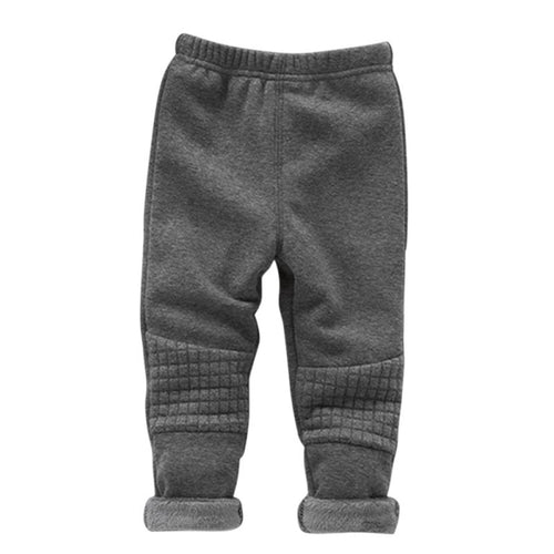 Baby Kids Girls Leggings Pants Basic Elastic Waist Warm Thick Skinny TrousersJFY66