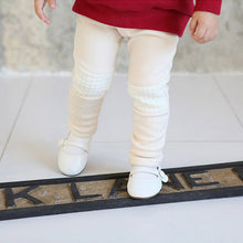 baby kids girls leggings pants basic elastic waist warm thick skinny trousers J4U66