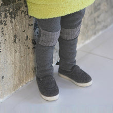 baby kids girls leggings pants basic elastic waist warm thick skinny trousers J4U66