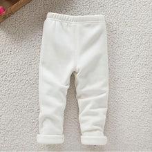 Baby Kids Girls Leggings Pants Basic Elastic Waist Warm Thick Skinny TrousersJFY66