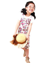 Baby Kids Girls Gallus Pants Printed Clothes Short Playsuit Soft Clothing One-piece J4U66