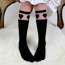 baby kids high knee socks school cartoon cat lace solid stockings leg warmer for girls J4U66