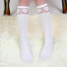 baby kids high knee socks school cartoon cat lace solid stockings leg warmer for girls J4U66