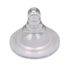 Baby Kids Silicone Wide-Mouth Nipple Round Cross Hole Breast Milk Feeling Bottles Nipple J4U66