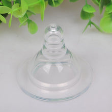 Baby Kids Silicone Wide-Mouth Nipple Round Cross Hole Breast Milk Feeling Bottles Nipple J4U66