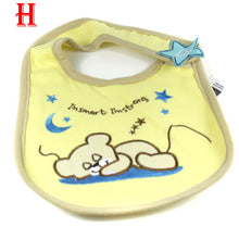 baby towel lunch bibs saliva waterproof kids cartoon pattern 3 layer lunch bibs J4U66