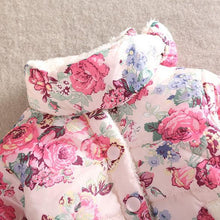 Baby Girls Cotton Floral Coat Long Sleeve Jacket Thick Warm Outerwear J4U66