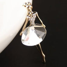 Ballet Vintage Princess Ballerina Brooch GirlWomen's Jewelry Exquisite Brooches Bling Gem Brooch J4U66