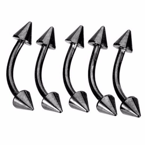 Banana Body Piercing Jewelry For Women S Cool Stainless Steel Spike Eyebrow Ring Barbells Eye Rings J4U66