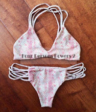 bandeau bikini push bikini brazilian sexy bandage leaf printing beach set brazilian suit maillot de bain femme J4U66