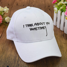 baseball cap women men baseball caps embroidered letters  panel hip hop gorras hombre sports outdoor hat black white J4U66