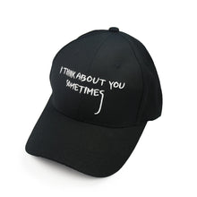 baseball cap women men baseball caps embroidered letters  panel hip hop gorras hombre sports outdoor hat black white J4U66