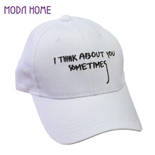 baseball cap women men baseball caps embroidered letters  panel hip hop gorras hombre sports outdoor hat black white J4U66