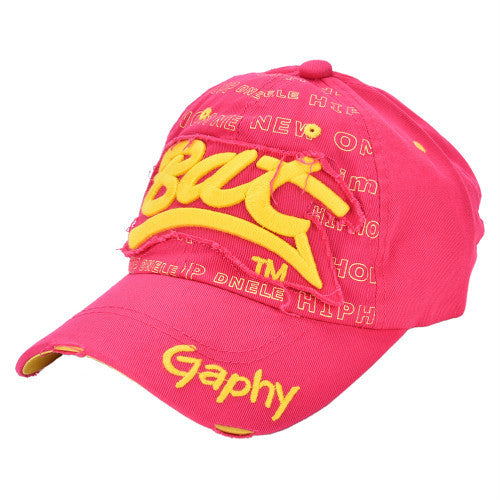 Baseball Cap Golf Hats Hip Hop Fitted Hats Men Women Snapback Hats Gorras Curved Brim Hats Damage Style Cap  J4U66