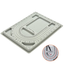 Beading Tray Bead Stringing Bracelet Jewelry Craft Organizer Board J4U66