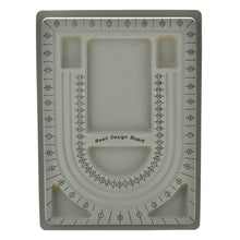 Beading Tray Bead Stringing Bracelet Jewelry Craft Organizer Board J4U66