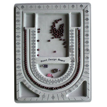 Beading Tray Bead Stringing Bracelet Jewelry Craft Organizer Board J4U66
