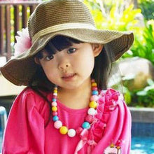 Beauty Baby Girls Cartoon Colorful Bead Necklace Bracelet Jewelry Set kids Gift J4U66