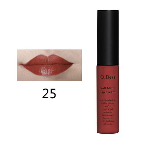 Beauty Makeup Tint Lipstick Soft Dull Liquid Lip Stick Vintage Long Lasting Lip Gloss Batom Liquido Waterproof Matte for lip PE3 J4U66
