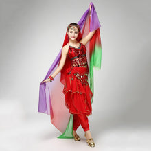 Belly Dancing Costumes cChiffon Yarn Scarf Solid Belly Dance Veils Stage Performance Props J4U66