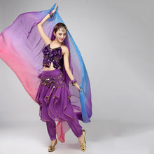 Belly Dancing Costumes cChiffon Yarn Scarf Solid Belly Dance Veils Stage Performance Props J4U66