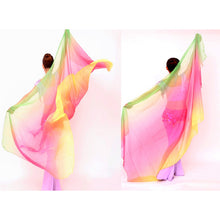 Belly Dancing Costumes cChiffon Yarn Scarf Solid Belly Dance Veils Stage Performance Props J4U66