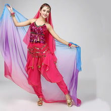 Belly Dancing Costumes cChiffon Yarn Scarf Solid Belly Dance Veils Stage Performance Props J4U66