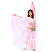 Belly dancing accessories chiffon yarn scarf Solid 2.5*1.2m belly dance veils Stage WearJFY66